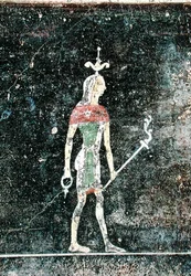 Standing god (detail)